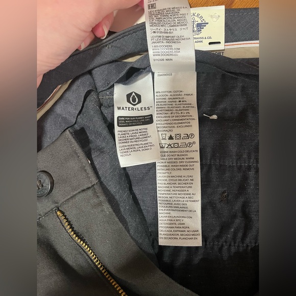Dockers Flex Comfort Signature Khaki Straight Fit Dress Pants 38x30 - Picture 12 of 12